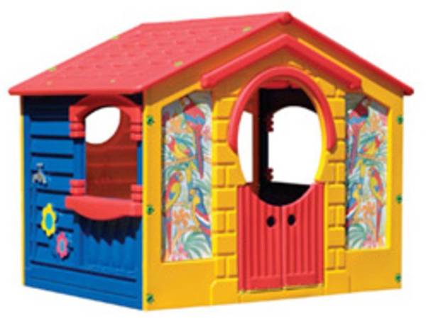 Фото Детский игровой пластиковый домик «Попугайчик»