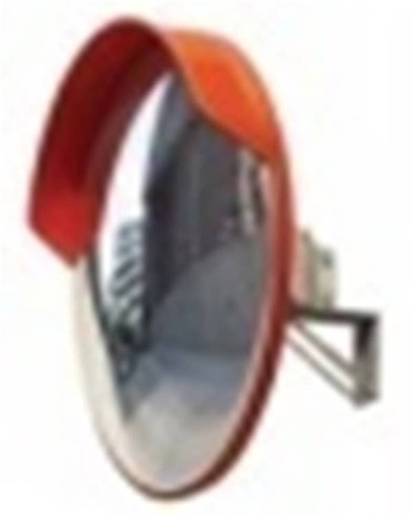 Фото Зеркало безопасности обзорное с защитным козырьком