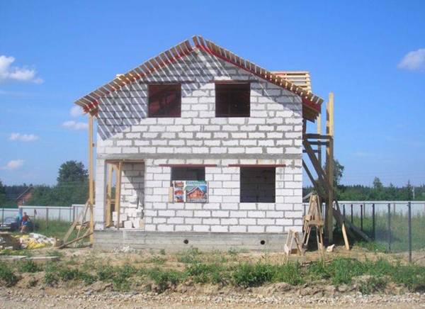 Фото Строительство домов из газоблока