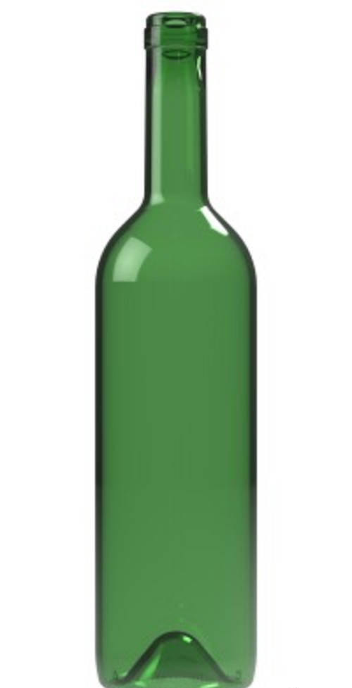 Фото Стеклянная бутылка под вино
