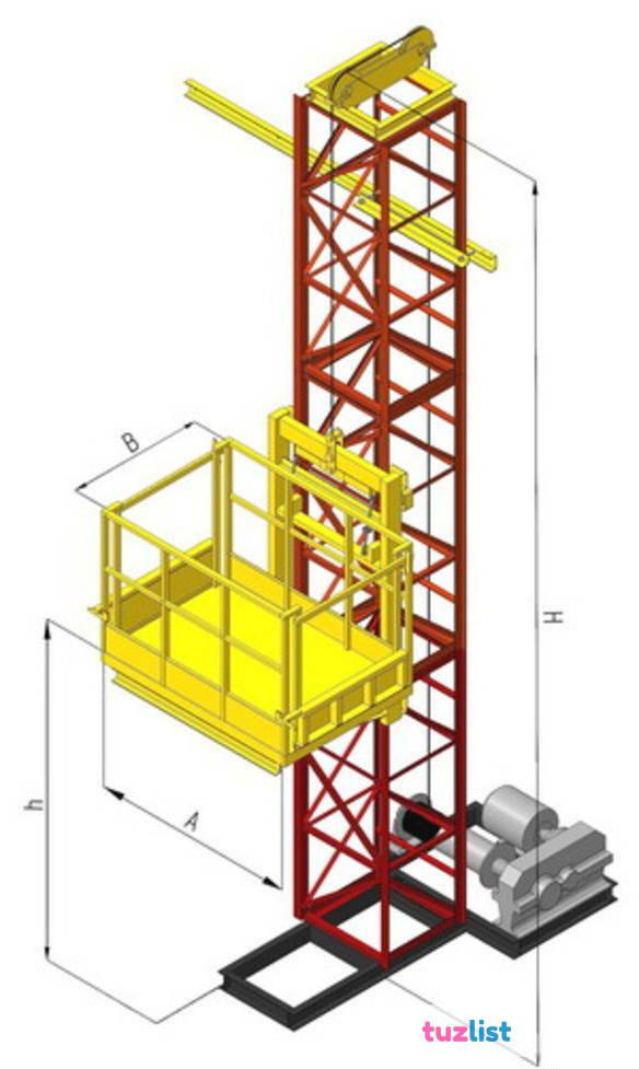Фото Мачтовый подъемник