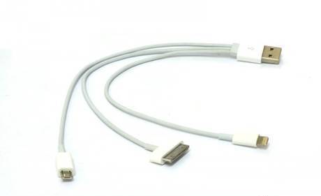 Фото USB кабель для зарядки 4 в 1