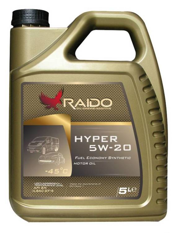 Фото Синтетическое моторное масло Raido Hyper 5W-20