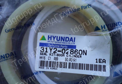 Фото 31Y2-02860 ремкомплект гидроцилиндра стрелы Hyundai HL770-7