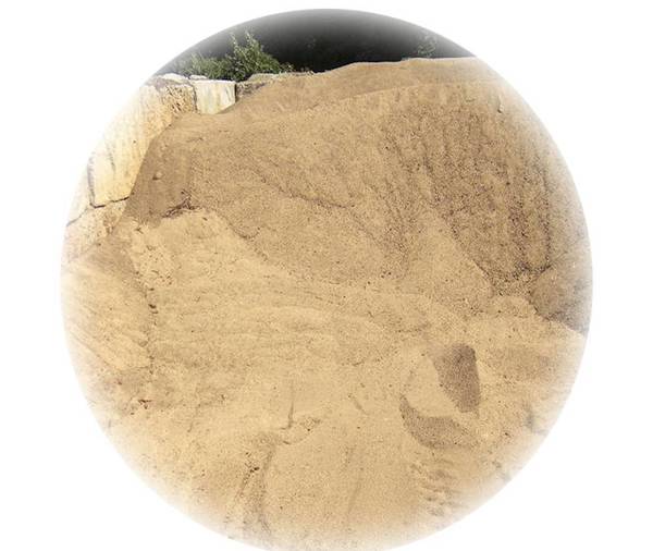 Фото Песок строительный речной, карьерный крупнозернистый песок