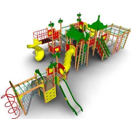 Фото Игровой комплекс для детей ИК-30 Размеры: 14640х9000х4315мм