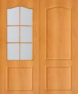 Фото Двери межкомнатные оптом классика ламинированные (полотно)