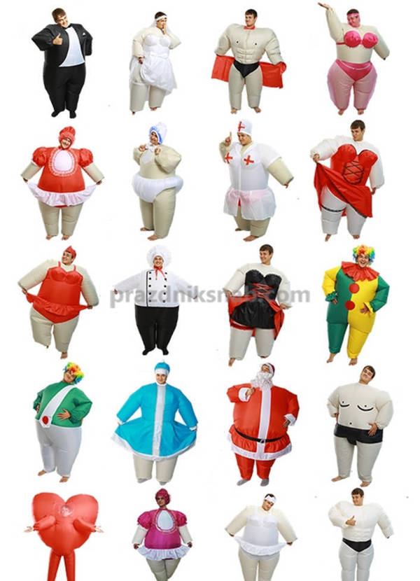 Фото Надувные костюмы для праздников с доставкой по России