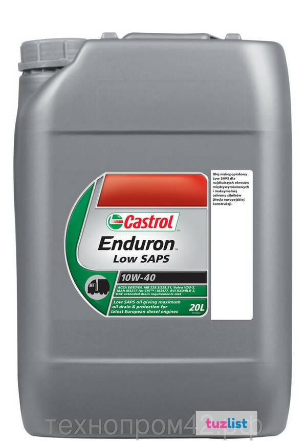 Фото Castrol enduron low saps 10w40, масло дизельное Euro 4 и 5