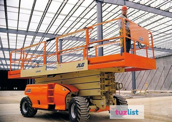 Фото Ножничный дизельный подъемник JLG 4394 RT в аренду