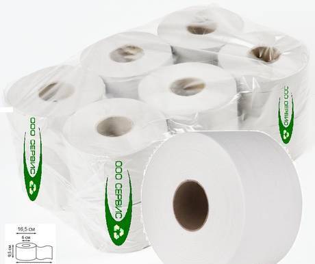 Фото Туалетная бумага 200 метров (1 слой, белая)