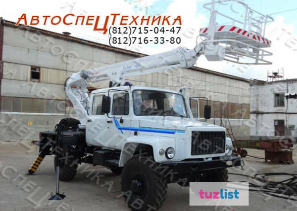 Фото Автовышка ТА-18 на шасси ГАЗ-33088 (двухрядная кабина)