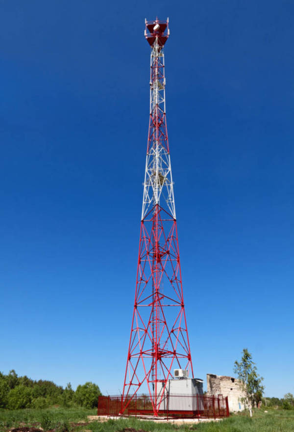 Фото Башни сотовой связи Н-80 метров в Краснодаре