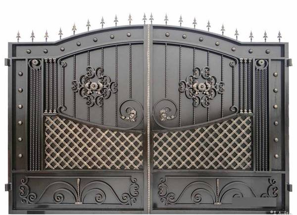 Фото Кованые ворота в Краснодаре