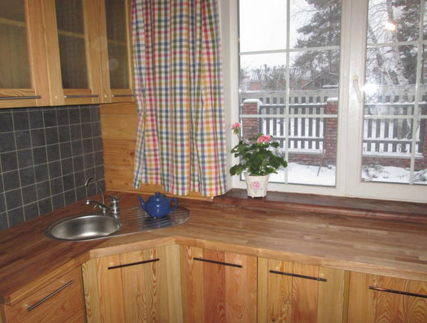 Фото Кухня деревянная
