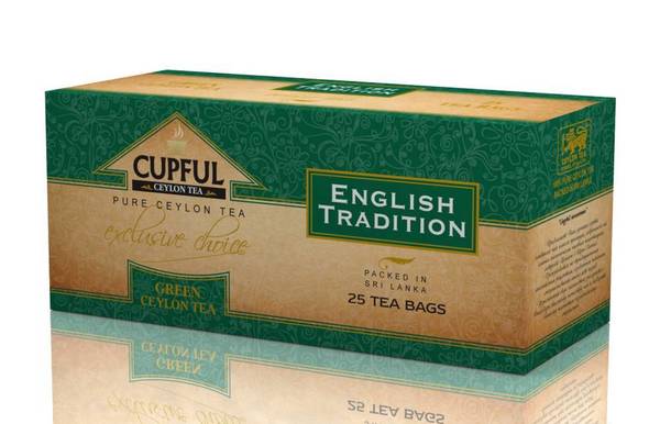 Фото Цейлонский чай оптом от произв Cupful зеленый пакетированный