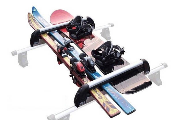Фото Прокат, аренда легкового багажника для лыж и сноуборда