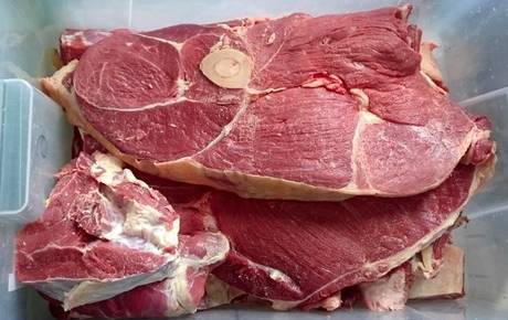 Фото Мясо бычков породы герефорд