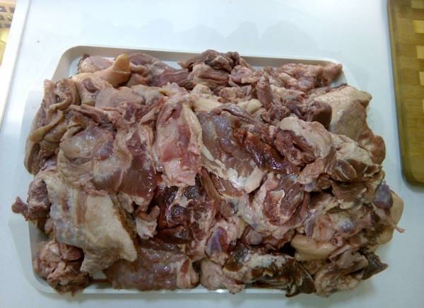 Фото Мясо голов обваленное 70/30 цена 165руб