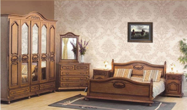 Фото Кровать 160 * 200. Мебель для спальни. Массив бука. Румыния