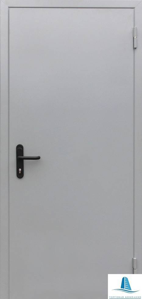 Фото Двери технические серые в ТК Парус