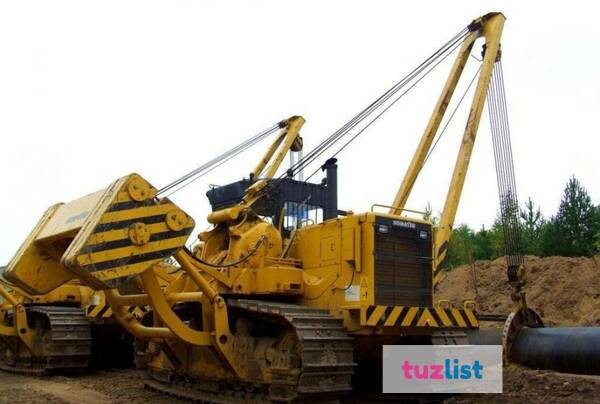 Фото Аренда трубоукладчика 90т Komatsu D355C-3