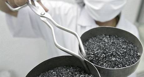 Фото Кремнезём или Зола сжигания рисовой шелухи &gt; 90% кремния
