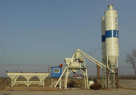 Фото Новый бетонный завод HZS35 с силосом 70 тонн в наличии