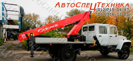 Фото Автовышка Socage T-318 - ГАЗ-33088 (двухрядная кабина)