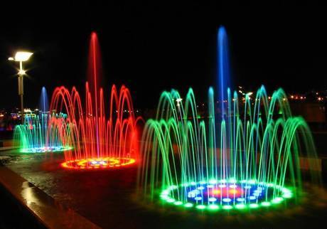 Фото Влагозащищенные светильники для фонтанов, бассейнов.