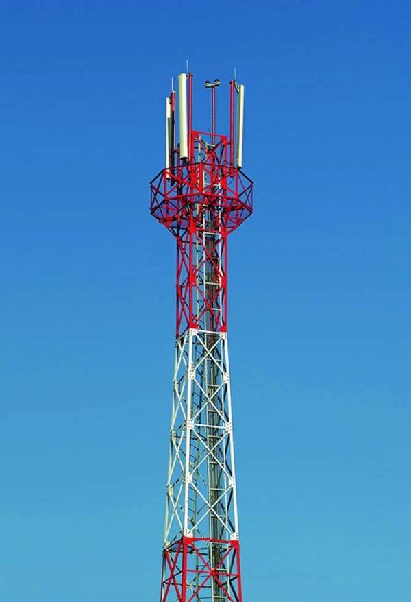 Фото Башни сотовой связи Н-45 метров в Краснодаре