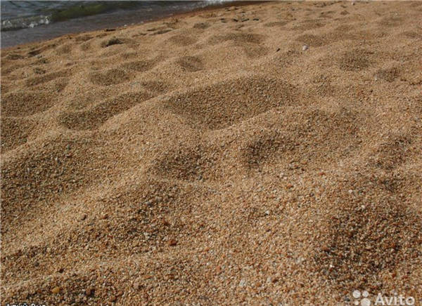 Фото Песок крупный мытый