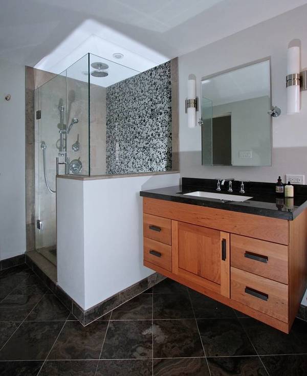 Фото Раковины в ванные комнаты, стеновые из искусственного камня