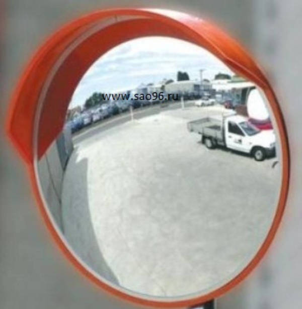 Фото Зеркало обзорное для улицы с козырьком D600