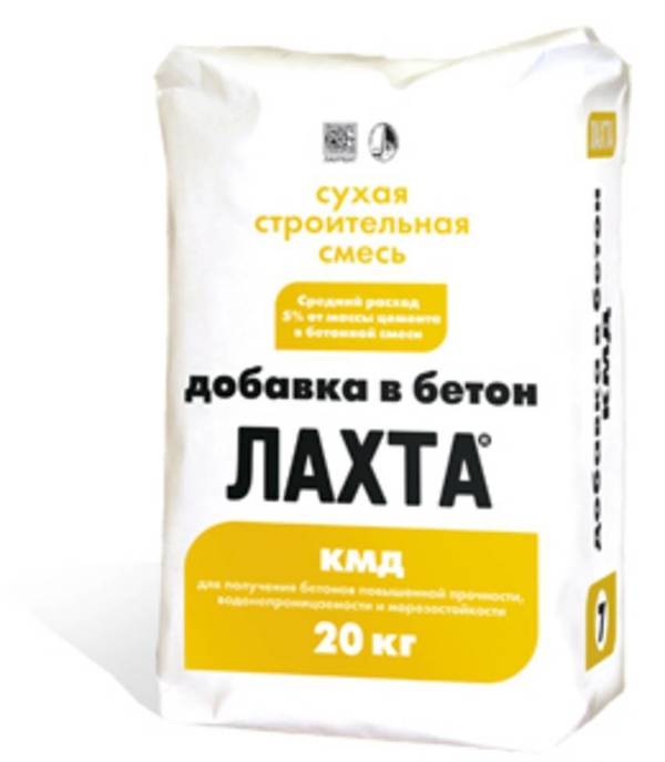 Фото Добавка для бетона Лахта КМД, мешок 20 кг