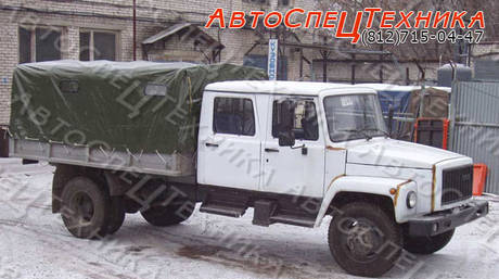 Фото Бортовой автомобиль ГАЗ-3309 (двухрядная кабина)