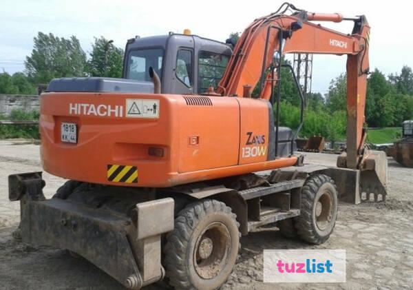 Фото Экскаватор колесный Hitachi zx130w