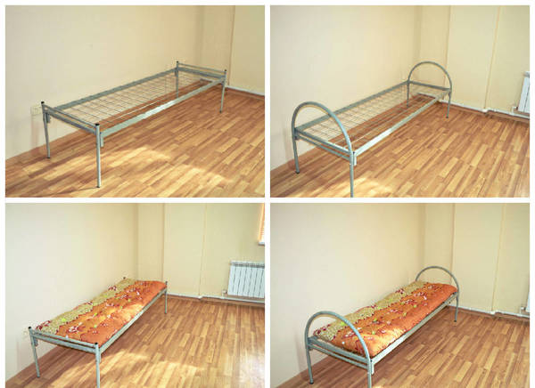 Фото Металлические кровати для рабочих. ОПТ и РОЗН