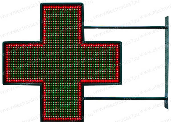 Фото Светодиодный аптечный крест Электроника 7 5216