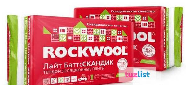 Фото Утеплитель Rockwool (Роквул) Лайт Баттс Скандик