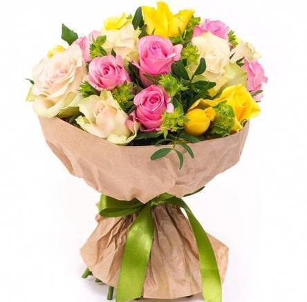 Фото Цветы, букеты, розы, тюльпаны