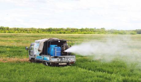 Фото Аэрозольная обработка полей от вредителей - Защита растений