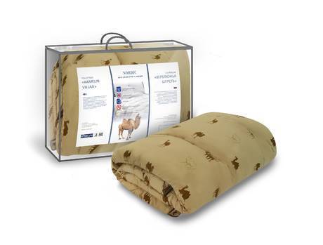 Фото Одеяло Верблюжья шерсть 172х205,ткань тик,в чемодане,овшт-20