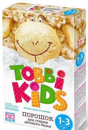 Фото Детский стиральный порошок «Tobbi Kids 1-3» 400 гр.