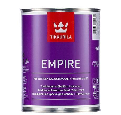 Фото Краска для мебели Tikkurila Empire А алкидная (0,9 л)
