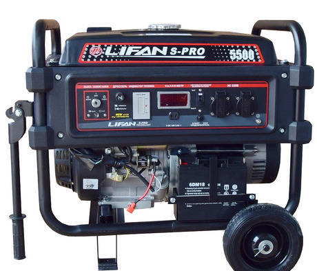 Фото Бензиновый генератор LIFAN SP-5500 (5 кВт)