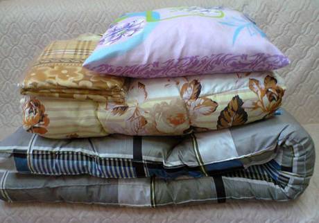 Фото Спальный комплект для рабочих (матрас, подушка, одеяло)