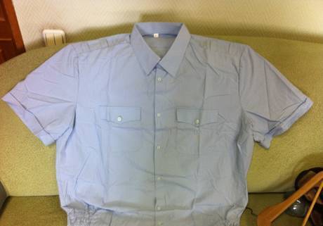 Фото Форменная сорочка полиции нового образца с коротким рукавом