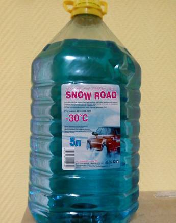 Фото Незамерзающая жидкость, незамерзайка "Snow Road"(сертификат)