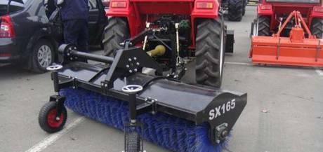 Фото Щетка подметальная SX-165 на мини трактор